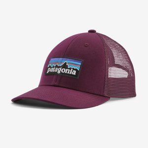 Patagonia P-6 Logo LoPro Trucker Hat -Night Plum  Unisex Night Plum Color